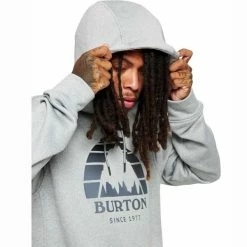 Sweatshirts BURTON M OAK SSNL PO GRAY HEATHER 22 Gris -Vêtements casual Homme Soldes Boutique 9 95746 m oak ssnl po gray heather 22028101 020 04