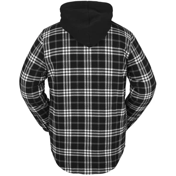 Vestes VOLCOM FIELD INS FLANNEL JACKET BLACK 22 Noir / Blanc 4 Vestes VOLCOM FIELD INS FLANNEL JACKET BLACK 22 Noir / Blanc – Image 2
