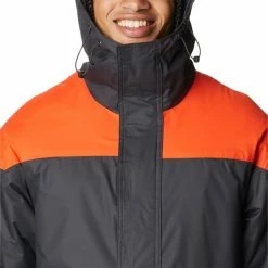 Vestes COLUMBIA CHALLENGER PULLOVER SHARK, RED QUARTZ 22 Gris / Orange -Vêtements casual Homme Soldes Boutique 9 95857 challenger pullover shark red quartz 1698431 009 03