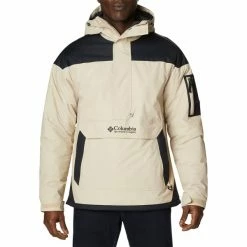 Vestes COLUMBIA CHALLENGER PULLOVER ANCIENT FOSSIL BLACK 22 Beige