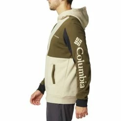 Sweatshirts COLUMBIA LODGE COLORBLOCK HOODIE ANCIENT FOSSIL OLIVE GREEN BLK 22 Beige / Noir / Vert -Vêtements casual Homme Soldes Boutique 9 95972 lodge colorblock hoodie ancient fossil olive green blk 1956663 271 03