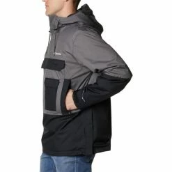 Vestes COLUMBIA BUCKHOLLOW INSULATED ANORAK CITY GREY, BLACK 22 Gris / Noir -Vêtements casual Homme Soldes Boutique 9 95980 buckhollow insulated anorak city grey black 1957513 023 04