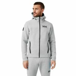 Sweatshirts HELLY HANSEN HP OCEAN FZ JACKET GREY 23 Gris -Vêtements casual Homme Soldes Boutique 9 96567 hp ocean fz jacket grey 30209 949 03