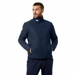 Vestes HELLY HANSEN CREW INSULATOR JACKET NAVY 23 Bleu -Vêtements casual Homme Soldes Boutique 9 96569 crew insulator jacket navy 30343 597 03