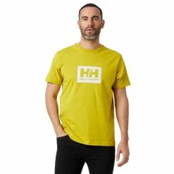 T-shirts HELLY HANSEN BOX T ANTIQUE 22 Jaune -Vêtements casual Homme Soldes Boutique 9 96625 box t antique 53285 380 03