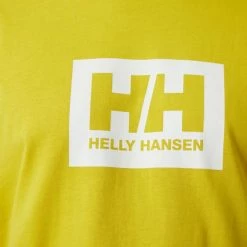 T-shirts HELLY HANSEN BOX T ANTIQUE 22 Jaune -Vêtements casual Homme Soldes Boutique 9 96625 box t antique 53285 380 04