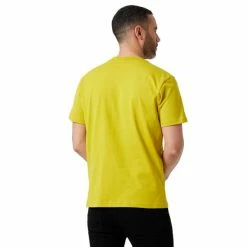 T-shirts HELLY HANSEN BOX T ANTIQUE 22 Jaune -Vêtements casual Homme Soldes Boutique 9 96625 box t antique 53285 380 05
