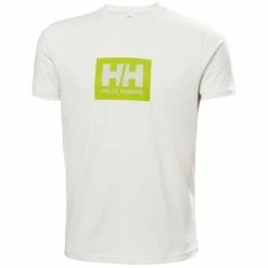 T-shirts HELLY HANSEN BOX T NIMBUS CLOUD 22 Blanc