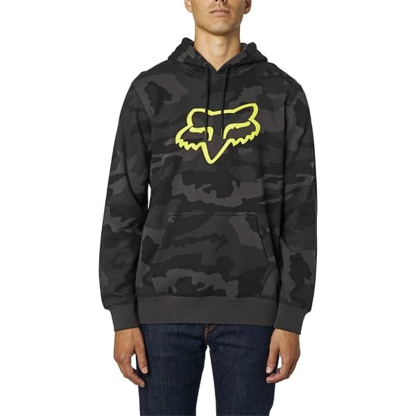 Sweatshirts FOX LEGACY FOXHEAD CAMO PO FLEECE BLACK CAMO 21 Noir / Gris 5 Sweatshirts FOX LEGACY FOXHEAD CAMO PO FLEECE BLACK CAMO 21 Noir / Gris – Image 3