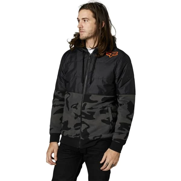 Sweatshirts FOX LINDON SASQUATCH FLEECE BLACK CAMO 21 Gris / Noir 4 Sweatshirts FOX LINDON SASQUATCH FLEECE BLACK CAMO 21 Gris / Noir – Image 2
