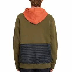 Sweatshirts VOLCOM FORZEE P/O M BURNT OCHRE 22 Vert / Orange -Vêtements casual Homme Soldes Boutique 9 96824 forzee p o m burnt ochre a4112118 buo 02