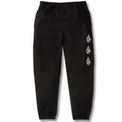 Joggings VOLCOM ICONIC STONE FLEECE PT M BLACK 23 Noir -Vêtements casual Homme Soldes Boutique 9 96829 iconic stone fleece pt m black a1232102 blk 02