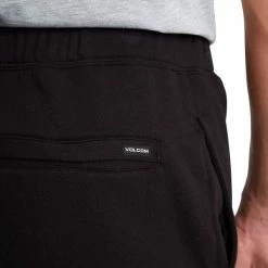 Joggings VOLCOM ICONIC STONE FLEECE PT M BLACK 23 Noir -Vêtements casual Homme Soldes Boutique 9 96829 iconic stone fleece pt m black a1232102 blk 04