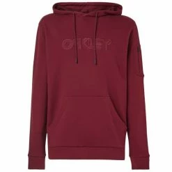 Sweatshirts OAKLEY B1B POCKET PULLOVER HOODIE IRON RED 22 Rouge