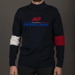 Pulls DUVILLARD HENRI PULL DARK NAVY 22 Bleu -Vêtements casual Homme Soldes Boutique 9 98324 henri pull dark navy 121542 923d 03