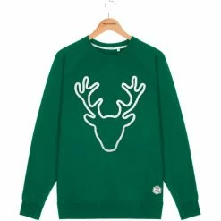 Sweatshirts FRENCH DISORDER CLYDE RUDOLPH BOTTLE GREEN 22 Vert