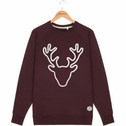 Sweatshirts FRENCH DISORDER CLYDE RUDOLPH DARK BURGUNDY 22 Rouge