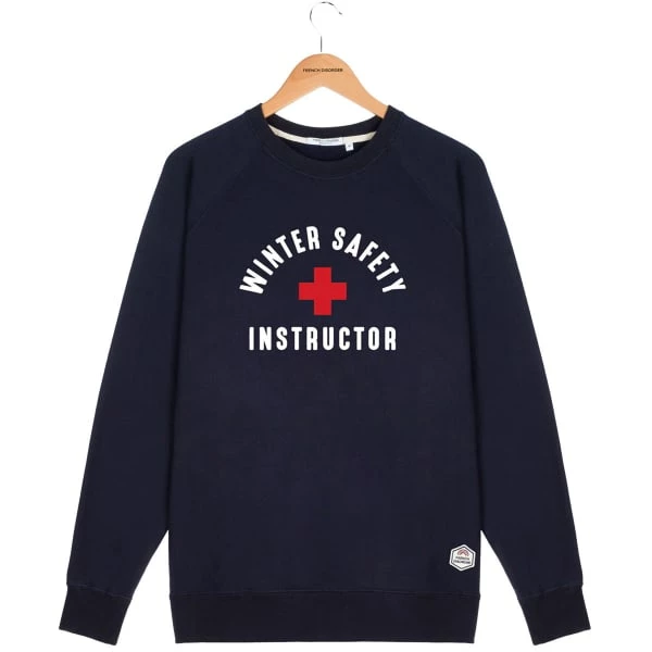 Sweatshirts FRENCH DISORDER CLYDE WINTER SAFETY NAVY 22 Bleu 3 Sweatshirts FRENCH DISORDER CLYDE WINTER SAFETY NAVY 22 Bleu