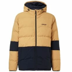Vestes OAKLEY QUILTED JKT LIGHT CURRY 22 Jaune / Noir