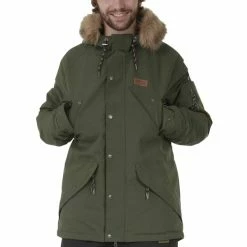 Vestes PICTURE KODIAK JKT ARMY GREEN 21 Vert -Vêtements casual Homme Soldes Boutique 9 99794 kodiak jkt army green mvt282 a 03