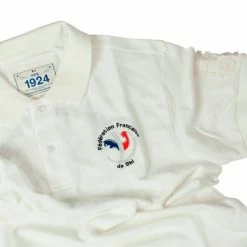 Polos FFS POLO MANCHES COURTES FFS 23 Blanc 7 Polos FFS POLO MANCHES COURTES FFS 23 Blanc -Vêtements casual Homme Soldes Boutique polo manches courtes ffs blanc 9 20069 03